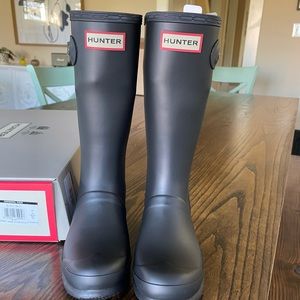 Hunter original kids tall boots.